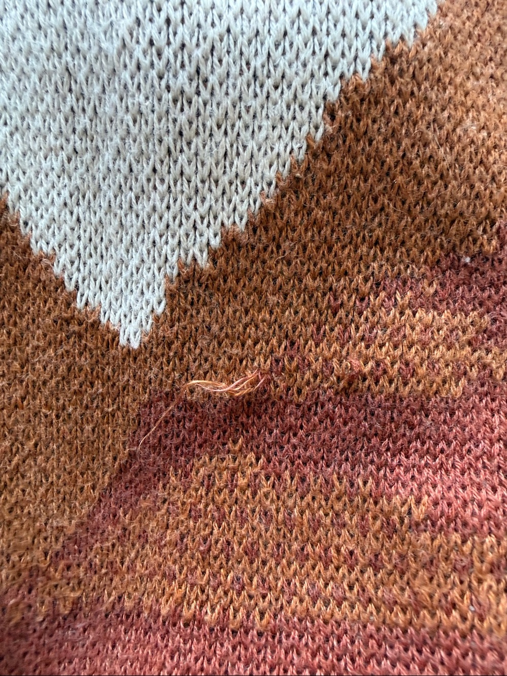 Pendleton Scenic Jacquard Shawl-Collar Cardigan in Blue, Rust, Cream, Burgundy - Picture 7 of 10